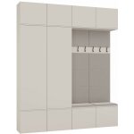 TP Living Předsíňová stěna Haga I 200 cm kašmír – Zboží Dáma