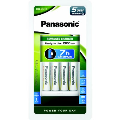 Panasonic BQ-CC17 Andvanced + 4x AA 1900 mAh K-KJ17MGD40E – Hledejceny.cz