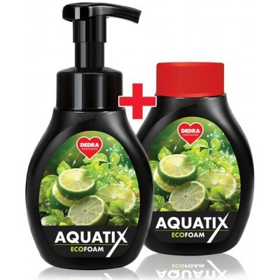 Dedra Aquatix EcoFoam SADA 1+1 Aktivní EKO pěna na ruční mytí nádobí bergamot & lemon, 300 + 300 ml – HobbyKompas.cz