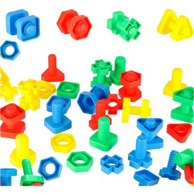 KIK Konstrukční stavebnice šrouby 30 ks – Zboží Živě