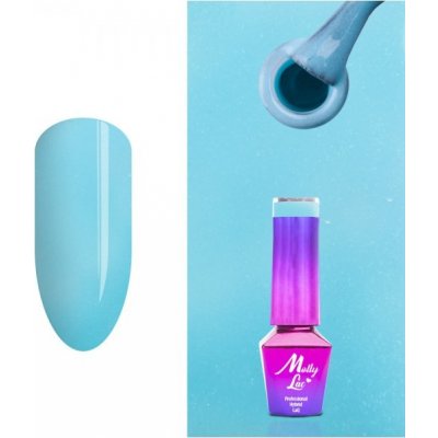 Molly Lac gél lak 457 BonBons Bubblegum Modrá 5 ml – Hledejceny.cz