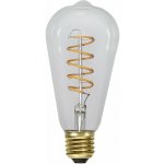 Star Trading Teplá LED stmívatelná filamentová žárovka E27, 4 W Spiral Filament – Hledejceny.cz