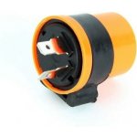 přerušovač - relé blikačů 12V 2X10W+3,4W - kulatý 2 konektory – Sleviste.cz
