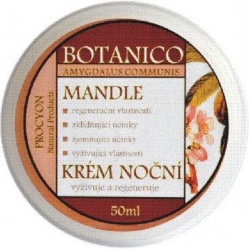 Botanico pleťový krém noční mandle 50 ml