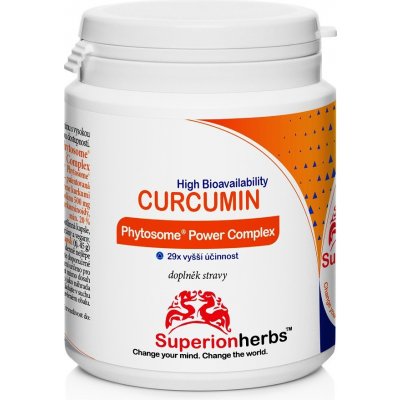 Superionherbs Curcumin Phytosome Power Complex 90 kapslí – Hledejceny.cz
