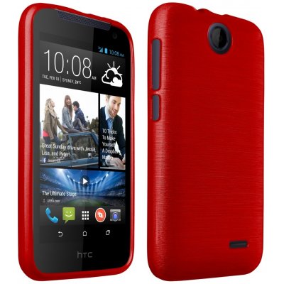 Pouzdro JELLY Case Metalic HTC Desire 310 Červené