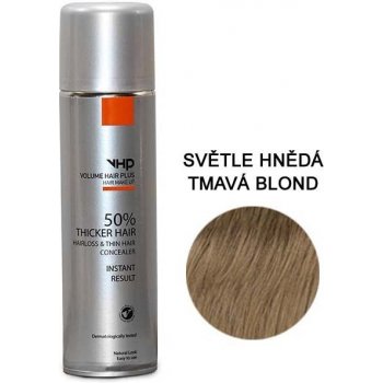 Volume Hair Plus vlasový zesilovač světle hnědá/tmavá blond ve spreji pro zhuštění vlasů 200 ml