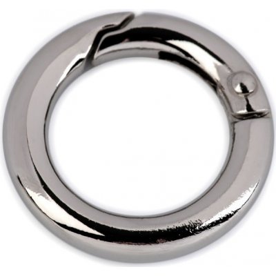 Pro Háčkování Karabina kroužek nikl Ø 18 mm – Hledejceny.cz