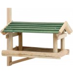 Petrashop Krmítko pro ptáky 35 x 29,5 x 21 cm masivní dřevo hnědá 314818 – Hledejceny.cz