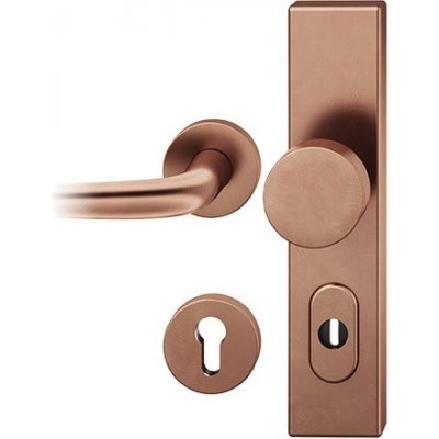 FSB 73 7376 klika/koule, 4. bezp. třída Bronz masivní s patinou, 92 mm, s rozetami pouze 2. bezp.třída – Hledejceny.cz