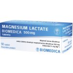 MAGNESIUM LACTATE BIOMEDICA POR 500MG TBL NOB 50 – Hledejceny.cz