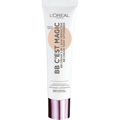 L'Oréal Paris Magic BB 5in1 Transforming Skin Perfector hydratační bb krém Medium 30 ml – Sleviste.cz