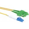 síťový kabel Masterlan LCupc/SCapc-DSM.9/125-01 optický patch, LCupc/SCapc, Duplex, Singlemode 9/125, 1m