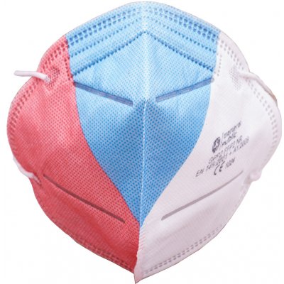 General Public Protection Designové respirátor ČR VLAJKA GPP2 FFP2 NR CE 10 ks – Zboží Dáma
