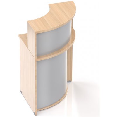 Nábytek Designový cz NLKA90 05 Recepční pult Komfort dub / šedý – Hledejceny.cz