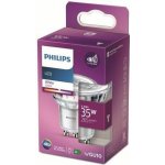 Philips GU10 LED žárovka 3.5W = 35W 265 lm 3000K teplá bílá reflektor – Hledejceny.cz