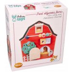 Adam Toys aktivní edukační tabule Farma červená – Sleviste.cz