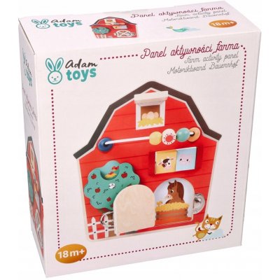 Adam Toys aktivní edukační tabule Farma červená – Sleviste.cz