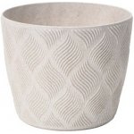 Pro-Tech shop Květináč FLOW PETIT ECO WOOD 270mm bílý 80803 – Hledejceny.cz