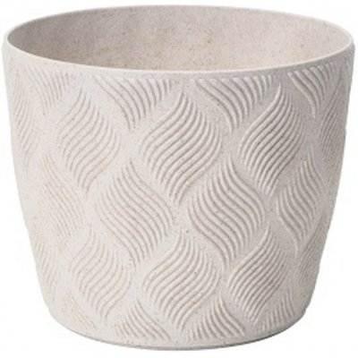 Pro-Tech shop Květináč FLOW PETIT ECO WOOD 270mm bílý 80803 – Hledejceny.cz