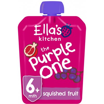 Ella's Kitchen BIO PURPLE ONE ovocné pyré s černým rybízem 90 g – Zboží Mobilmania