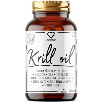 Krilový Olej Krill Oil Omega-3 & Astaxanthin z antarktického krilu 60 kapslí – Hledejceny.cz