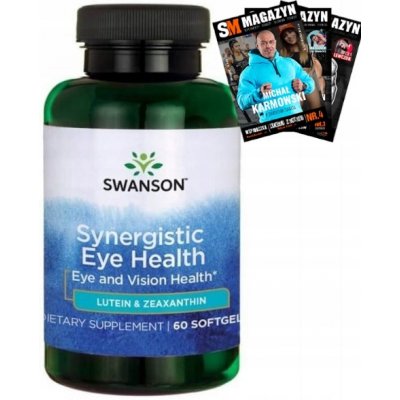 Swanson Lutein a Zeaxantin Synergistic Eye Health 60 kapslí