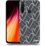 Pouzdro Picasee silikonové Xiaomi Redmi Note 8T - Lots of love čiré – Hledejceny.cz