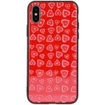 Pouzdro Heart Vennus Glass Case Samsung Galaxy A7 2018 A750 Červené – Sleviste.cz