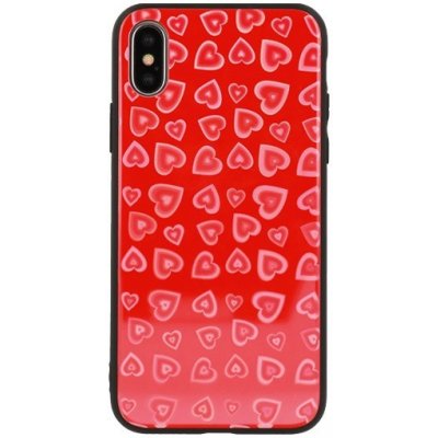 Pouzdro Heart Vennus Glass Case Samsung Galaxy A7 2018 A750 Červené – Sleviste.cz