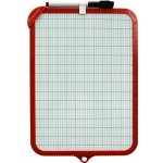 Oboustranně stíratelná tabulka CONCORDE 19 x 29 cm červená – Zbozi.Blesk.cz