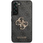 Pouzdro Guess PU 4G Metal Logo Samsung Galaxy S23 šedé – Zbozi.Blesk.cz