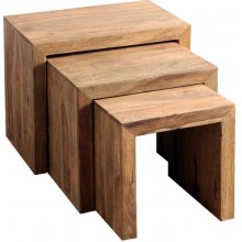 Massive home | Dřevěný stolek Monrovia dřevo palisandr MH64340