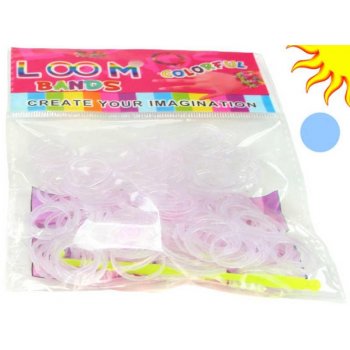 LOOM Gumicky 200ks menici modrá