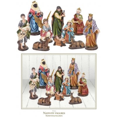 HOMESTYLING Betlém Vánoční dekorace sada 10ti figurek – Zboží Mobilmania