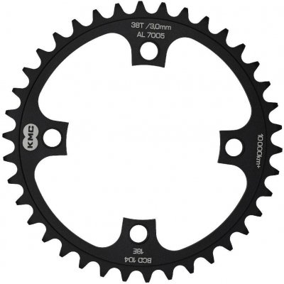 Převodník KMC 38 Zubů 1/8 černý – Hledejceny.cz