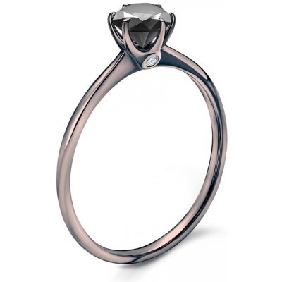 Savicki zásnubní prsten The Journey černé zlato černý diamant TJ R3 SZCD CZ