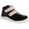 Dětské kotníkové boty Baby bare shoes Baby Bare Febo Fall s membránou black/pink