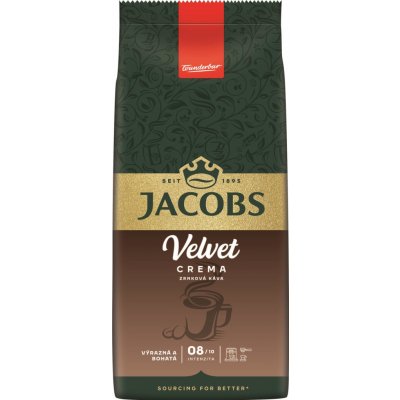 Jacobs Velvet Crema káva 1 kg – Zboží Mobilmania