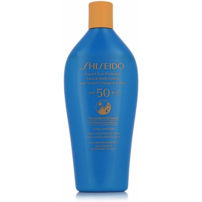 Shiseido voděodolné ochranné mléko na obličej a tělo SPF50+ (Expert Sun Protector Face & Body Lotion) 300 ml