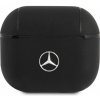Pouzdro na sluchátka Mercedes Kožené pouzdro pro Apple AirPods 3 MEA3CSLBK