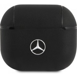 Mercedes Kožené pouzdro pro Apple AirPods 3 MEA3CSLBK