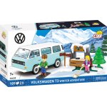 COBI 24639 Action Town Automobil Volkswagen T3 Zimní dobrodružství 1:35 – Zboží Dáma