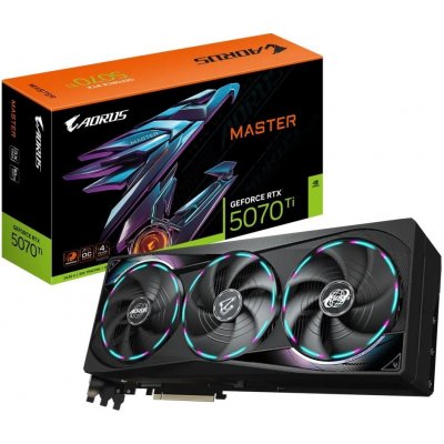 Gigabyte AORUS GeForce RTX 5070 Ti MASTER 16GB GV-N507TAORUS M-16GD – Zboží Živě