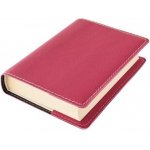 Kožený obal na knihu KLASIK XL 25,5 x 39,8 cm kůže růžová – Zboží Mobilmania