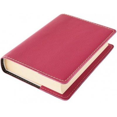 Kožený obal na knihu KLASIK XL 25,5 x 39,8 cm kůže růžová