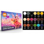 AK Interactive Keigo Murakami Personal Mixes: Anime Figures Paint Set 18 barev – Zboží Živě