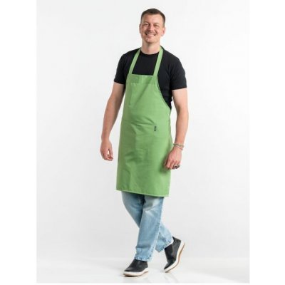 Chaud Devant Kuchářská zástěra s náprsenkou Bib Apron Matcha Green – Hledejceny.cz