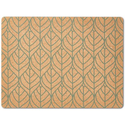 Zeller Prostírání korkové listy zelené 40x30 cm – Zboží Dáma