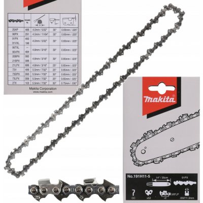 Makita pilový řetěz 35cm 1,3mm .050" 3/8" LP 52čl 191H11-5 – Zboží Dáma